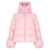 EMMA&GAIA Emma&Gaia Quilted Short Puffer Jacket With High Collar POWDER