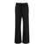 Alexander Wang Alexander Wang Wide Leg Sweatpant W/ Logo Elastic Exposed Brief Clothing Black