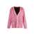 Balenciaga Balenciaga All Over Logo Cardigan PINK