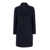 Tagliatore 'Arden' Blue Double-Breasted Coat With Classic Revers In Virgin Wool Man BLUE