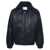 ARTE Arte Leather Hoodied Jacket Clothing NAVY