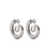 PANCONESI Panconesi Diamond Serpent Hoops Accessories GREY