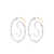 PANCONESI Panconesi Spina Upside Down Hoops Accessories GREY