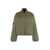 Ganni Ganni Satin Bomber-Jacket GREEN