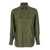 Tom Ford Washed Silk Twill Military Fit Shirt GREEN