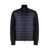 Moncler Moncler Cardigan With Padded Front Panel BLUE