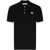 MAISON KITSUNÉ Maison Kitsuné Fox Head Patch Regular Polo Clothing Black