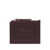 Lanvin Lanvin Zipped Card Holder With  Label Accessories RED