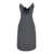 SHUSHU/TONG Embellished Bustier Spliced Dress GREY