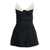 SHUSHU/TONG B&W Bustier Dress Black