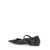 Brunello Cucinelli Black Ballet Shoes With Monil Detail On The Strap In Leather Woman Black