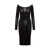 Off-White Off-White Viscose Blend Dress Black