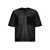 Roberto Collina Roberto Collina Short Sleeves Crew Neck Boxy Sweater With Pocket Clothing Black