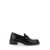 Stuart Weitzman 'Palmer' Black Slip-On Loafers In Patent Leather Woman Black