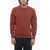 C.P. Company Wool Sea Island Sweater With Visible Stitching Red