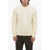 Golden Goose Crew Neck Aran Virgin Wool Pullover White