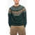 Howlin Fair-Isle Motif Wool Future Fantasy Crew-Neck Sweater Green