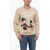 Mc2 Saint Barth Peanuts Wool Blend Winter Mood Crewneck Sweater Beige