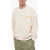 A PAPER KID Brushed Cotton Crew-Neck Sweatshirt With Printed Logo Beige