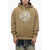 Dolce & Gabbana Reverse Cotton Hoodie With Print Beige