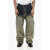 Dolce & Gabbana Degradè Denim Cargo Pants With Elastic Waistband Blue