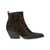 Elena Iachi ELENA IACHI TOBACCO ANIMAL PRINT TEXAN ANKLE BOOT Brown