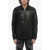 Rick Owens Leather Brad Coach Jacket Black