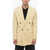 AMI ALEXANDRE MATTIUSSI Double-Breasted Blazer With Flap Pockets Yellow