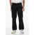 Kenzo Cotton Cargo Pants With Drawstringed Waistband Black