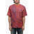 Burberry Printed Tech Fabric T-Shirt Red