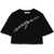 MSGM Crop Girl T-Shirt BLACK