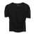 Pinko Pinko Martello Ruched-Detailing T-Shirt Black