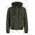 ARMA Green Bomber Jacket With Hood In Suede Man GREEN