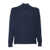 Phi Fdl WOOL AND CASHMERE ZIPPED SWEATER Blue