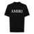 AMIRI Amiri Cotton T-Shirt With Front Logo Print Black