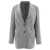 Brunello Cucinelli Brunello Cucinelli Cashmere Jersey Deconstructed Blazer With Monili GREY