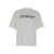 Off-White Oversized White T-Shirt With Contrasting Logo Print In Cotton Man WHITE