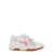 Off-White 'Out Of Office' White And Pink Low Top Sneakers With Arrow Motif In Leather Woman WHITE