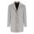 Manuel Ritz MANUEL RITZ GREY SINGLE-BREASTED COAT Grey