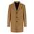 Manuel Ritz MANUEL RITZ CAMEL SINGLE-BREASTED COAT Beige