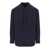 Emporio Armani EMPORIO ARMANI NAVY BLUE WOOL JACKET Blue