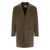 AMARANTO AMARÁNTO KHAKI GREEN SINGLE-BREASTED COAT  Green