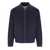 AMARANTO AMARÁNTO DARK BLUE BOMBER JACKET Blue