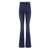 Elisabetta Franchi ELISABETTA FRANCHI DARK BLUE FLARE JEANS Blue