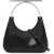 Alexander McQueen Cross-Bar Handbag BLACK/SILVER