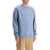 MAISON KITSUNÉ 'Fox Head Patch Sweatshirt With MOONLIGHT BLUE