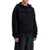 MUGLER Fleece Sweatshirt With BLACK