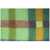 Codello Fluffy plaid scarf Green