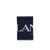 Lanvin Lanvin Wool And Silk Logo Scarf Blue