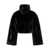 ROTATE Birger Christensen Rotate Birger Christensen Faux Fur Crop Jacket Black